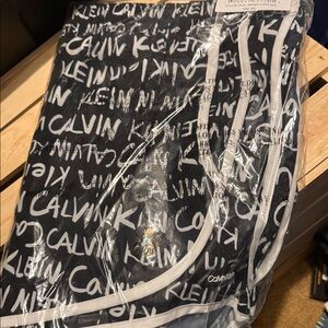 Calvin Klein Monochrome Logo Print shorts